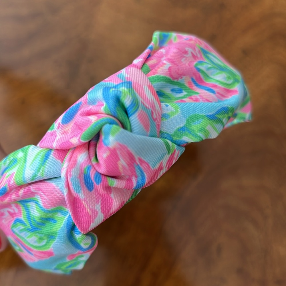 Lilly Pulitzer Multi Totally Blossom knotted headband - Picture 3 of 6